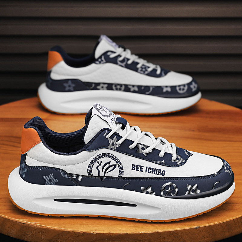 Personalized dad shoes thick sole retro casual trendy shoes