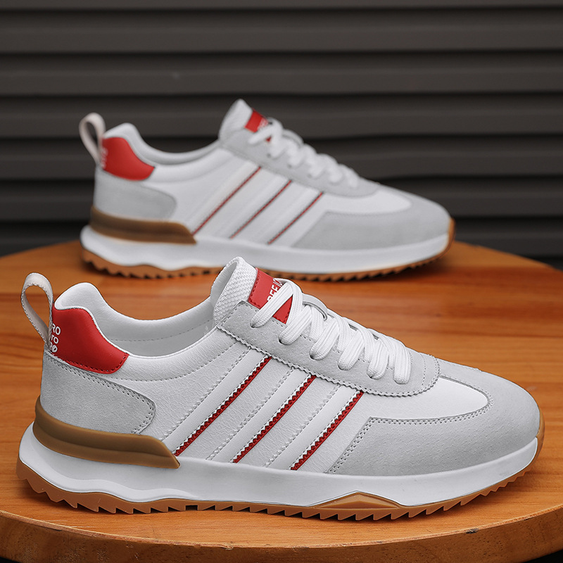 Red Casual Forrest Gump Shoes Youth Low Top Running
