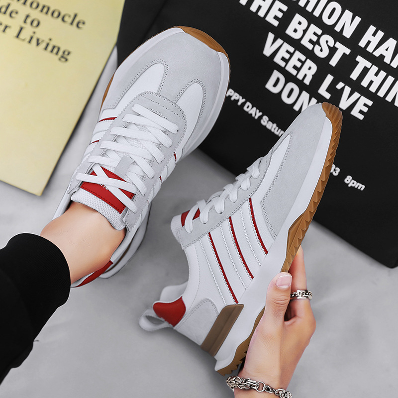 Red Casual Forrest Gump Shoes Youth Low Top Running