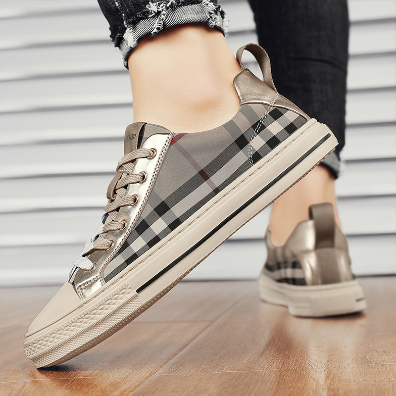 Apricot versatile trendy classic student youth cloth shoes British style