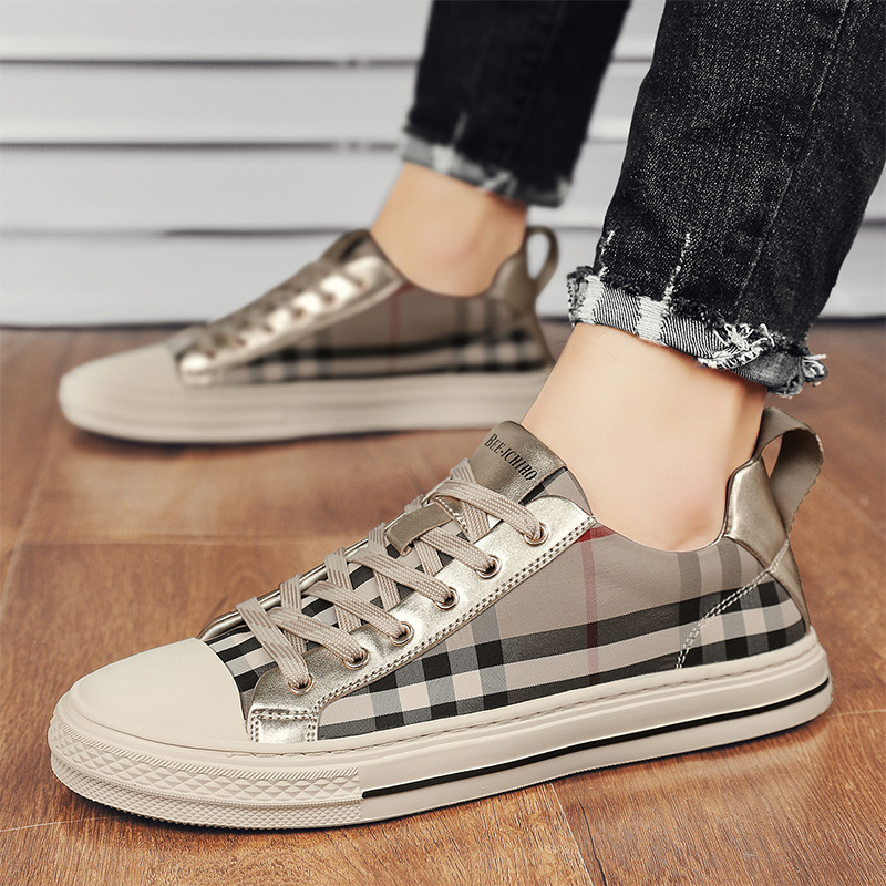 Apricot versatile trendy classic student youth cloth shoes British style