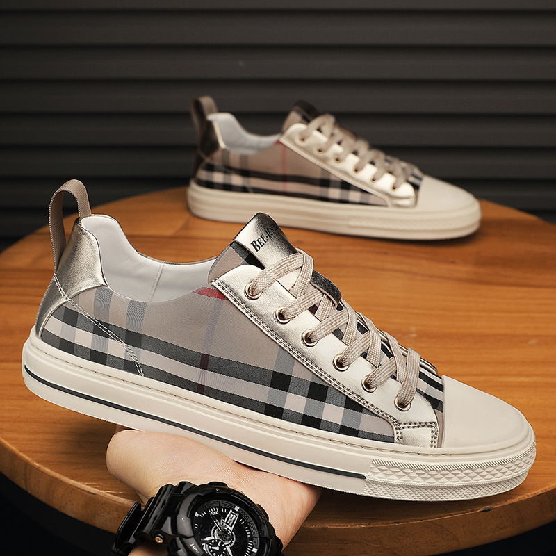 Apricot versatile trendy classic student youth cloth shoes British style