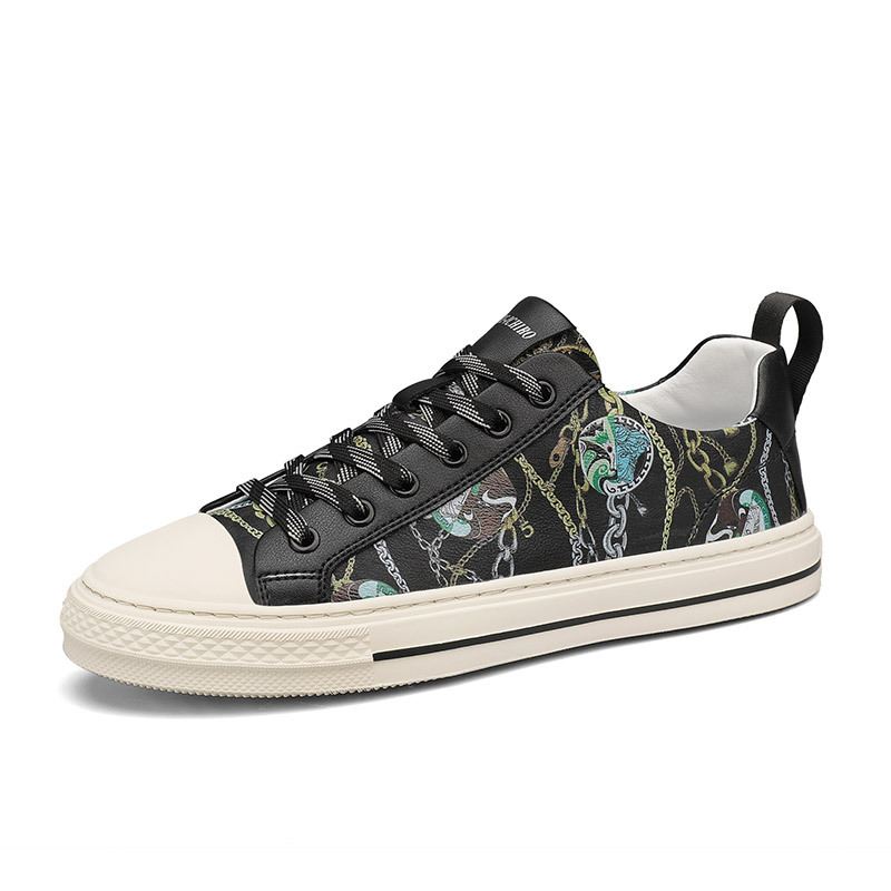 Comfortable soft sole versatile casual trendy printed sneakers
