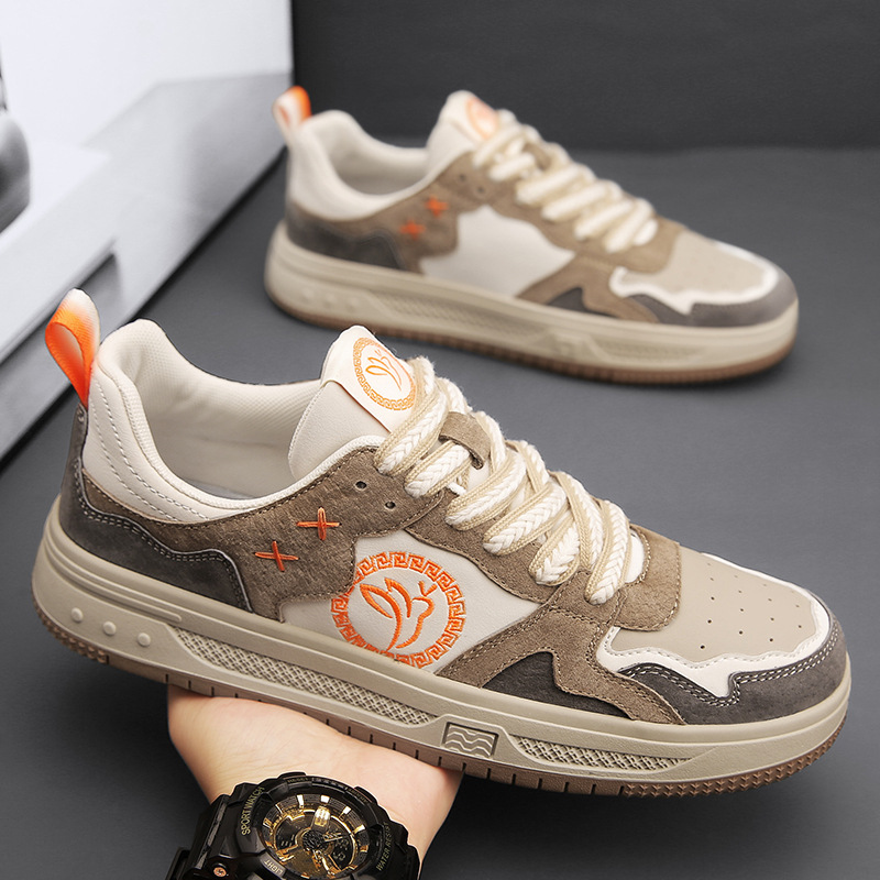 Matte niche design trendy low-cut sneakers
