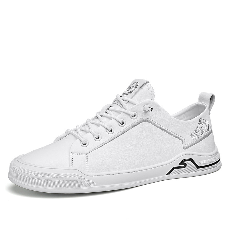 Slip-on lazy shoes with soft leather soles