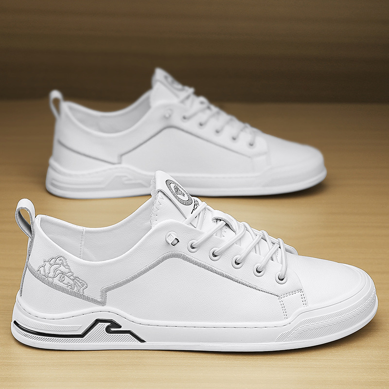 Slip-on lazy shoes with soft leather soles