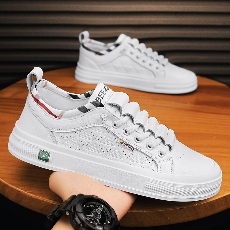 Men's Luxury Casual Light Versatile Genuine Leather Sports Sneakers