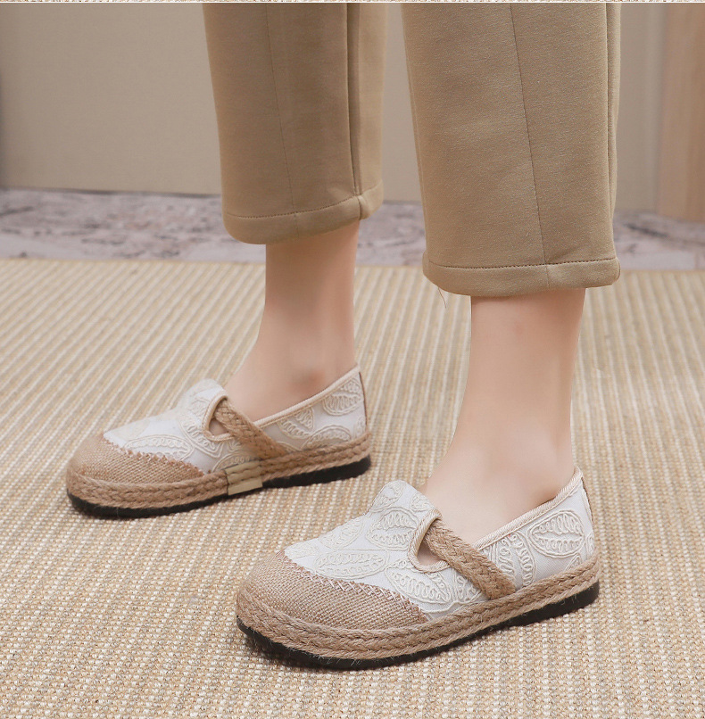 Casual Cotton and Linen Shoes