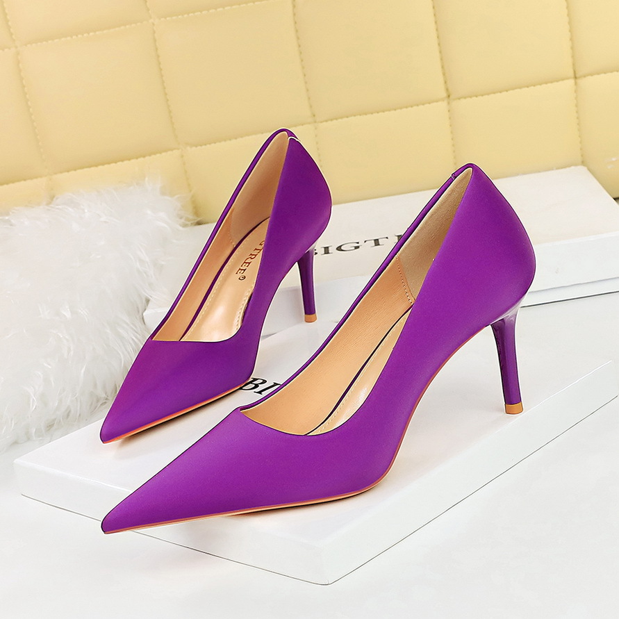 Simple stiletto high heels all-match high heels single shoes 20